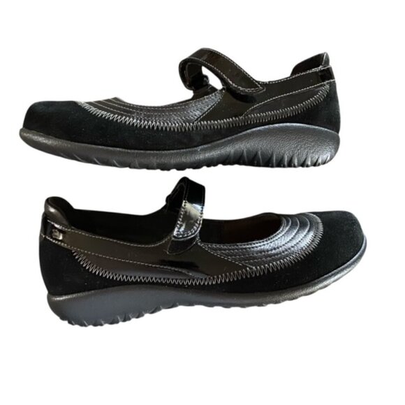 Naot Black Suede Leather Mary Jane 39 - Picture 1 of 7